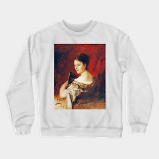 Theresia Fritz at the Age of About 18 by Gustav Wertheimer Crewneck Sweatshirt